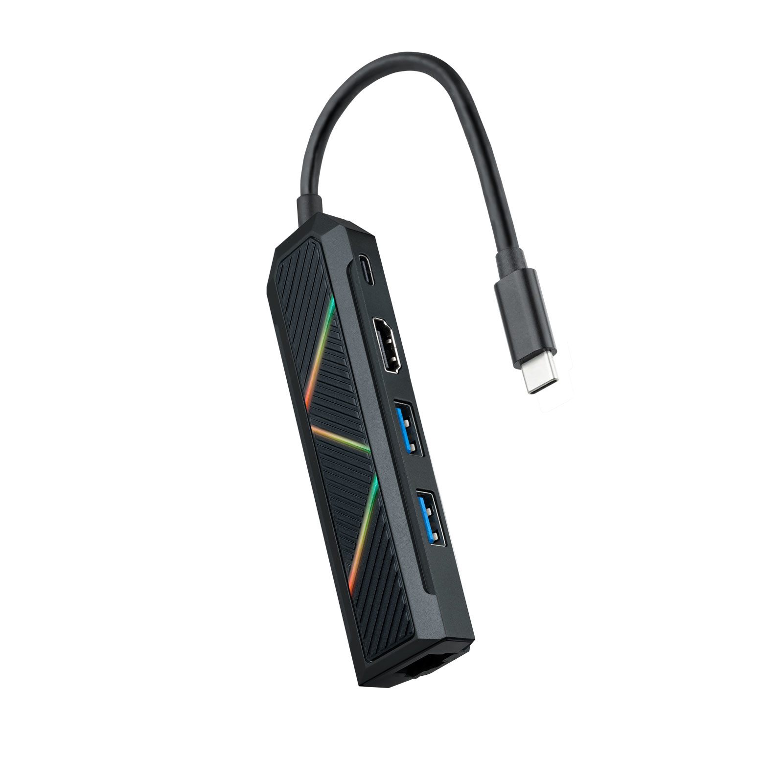 Docking USB Tipo-C Nanocable 10.16.0501/ 2Xusb/ 1Xusb Tipo-C Pd/ 1Xhdmi/ 1Xrj45/ Negro