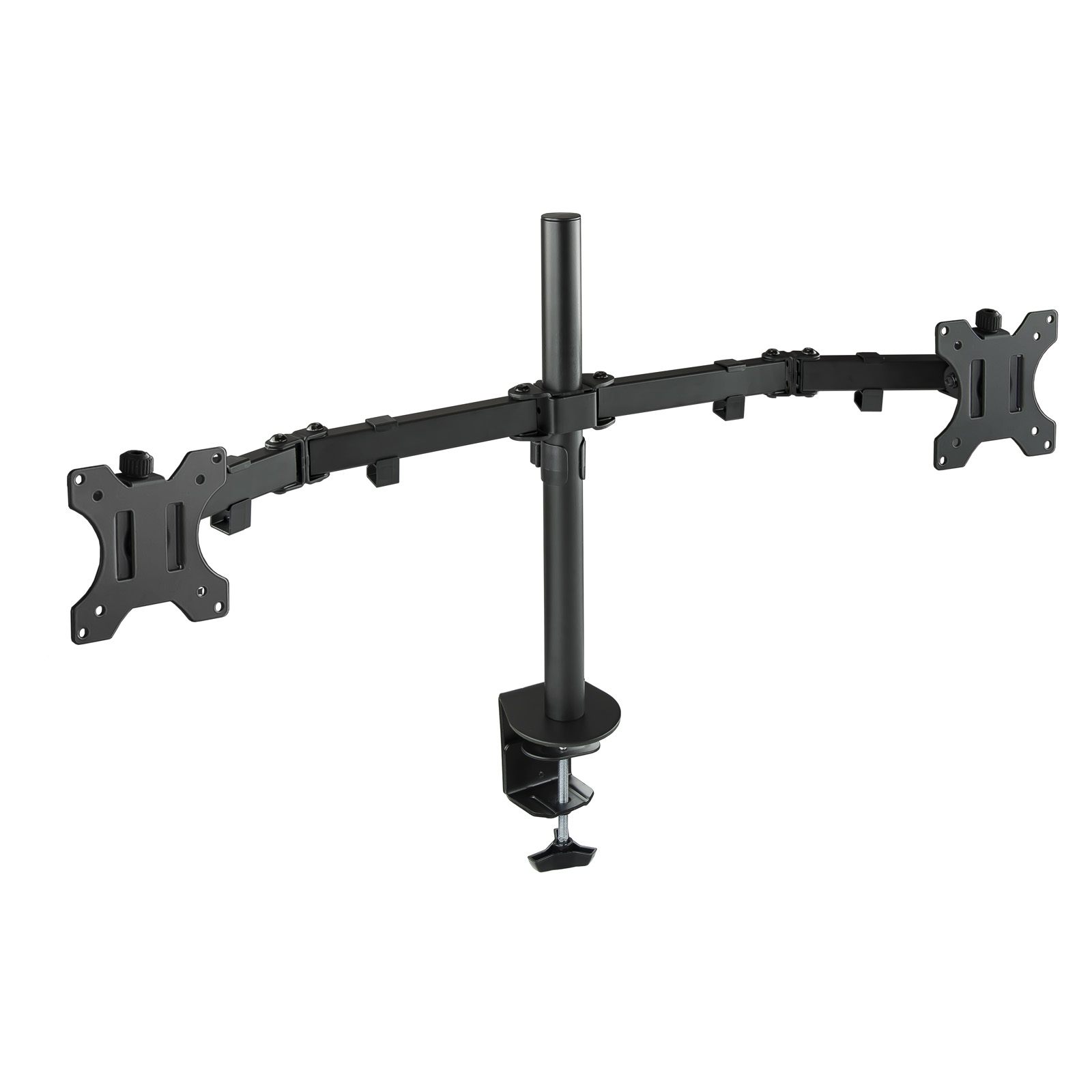Soporte De Mesa Para 2 Monitores Tooq Db1232tn-B/ Giratorio/ Inclinable/ Hasta 8Kg