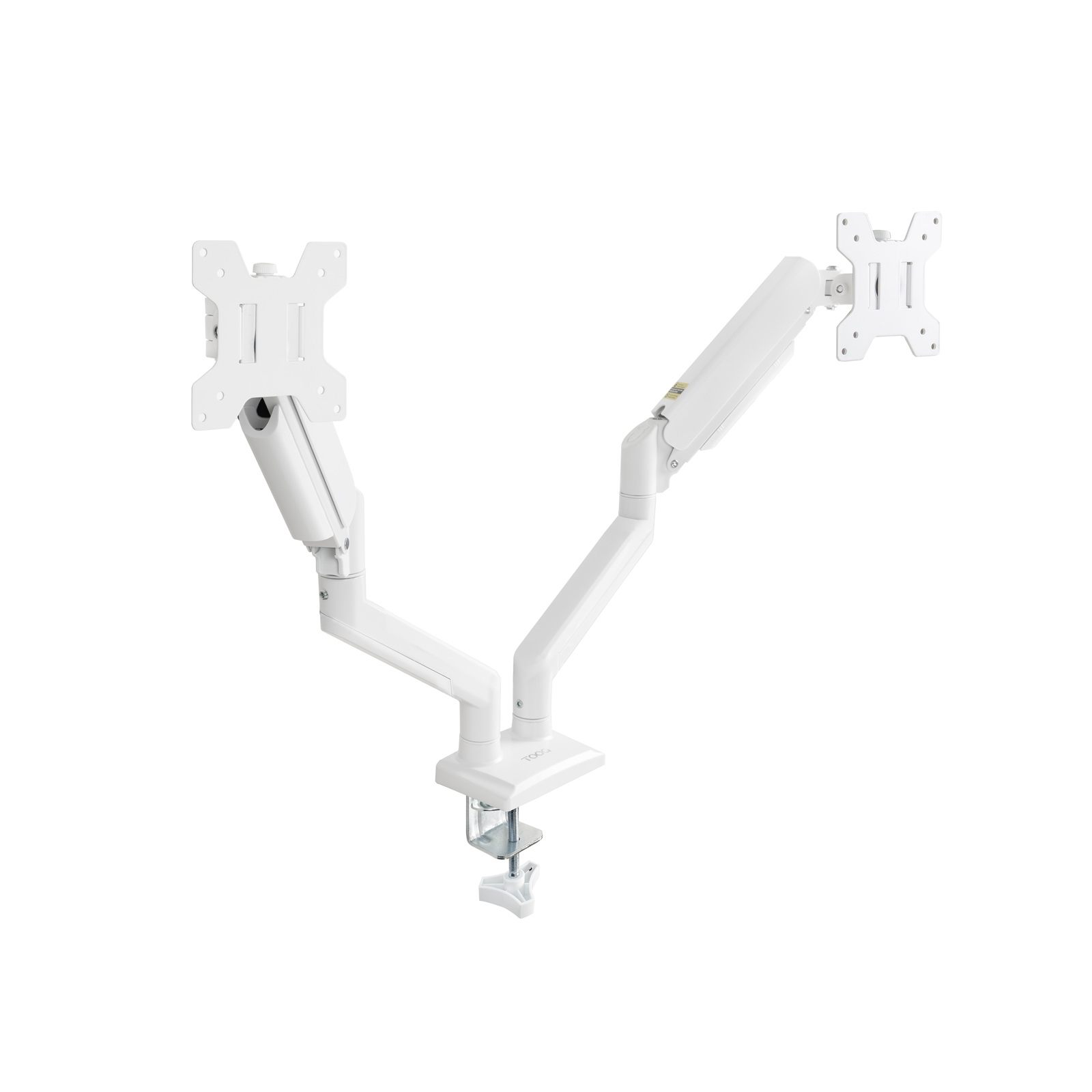 Soporte De Mesa Para 2 Monitores Tooq Db1434tnr-W/ Giratorio/ Inclinable/ Hasta 10Kg