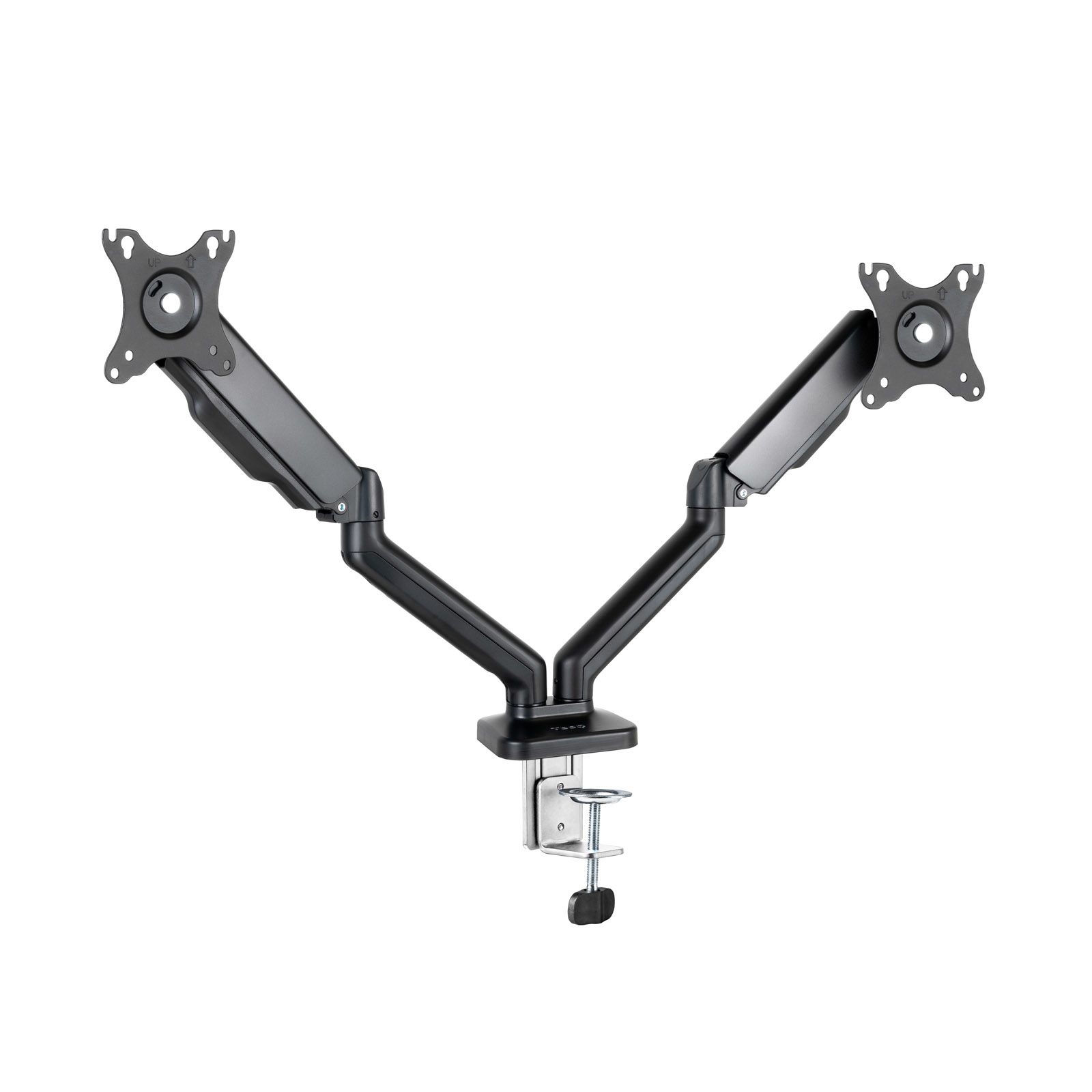Soporte De Mesa Para 2 Monitores Tooq Db5132tnr-B/ Giratorio/ Inclinable/ Hasta 9Kg