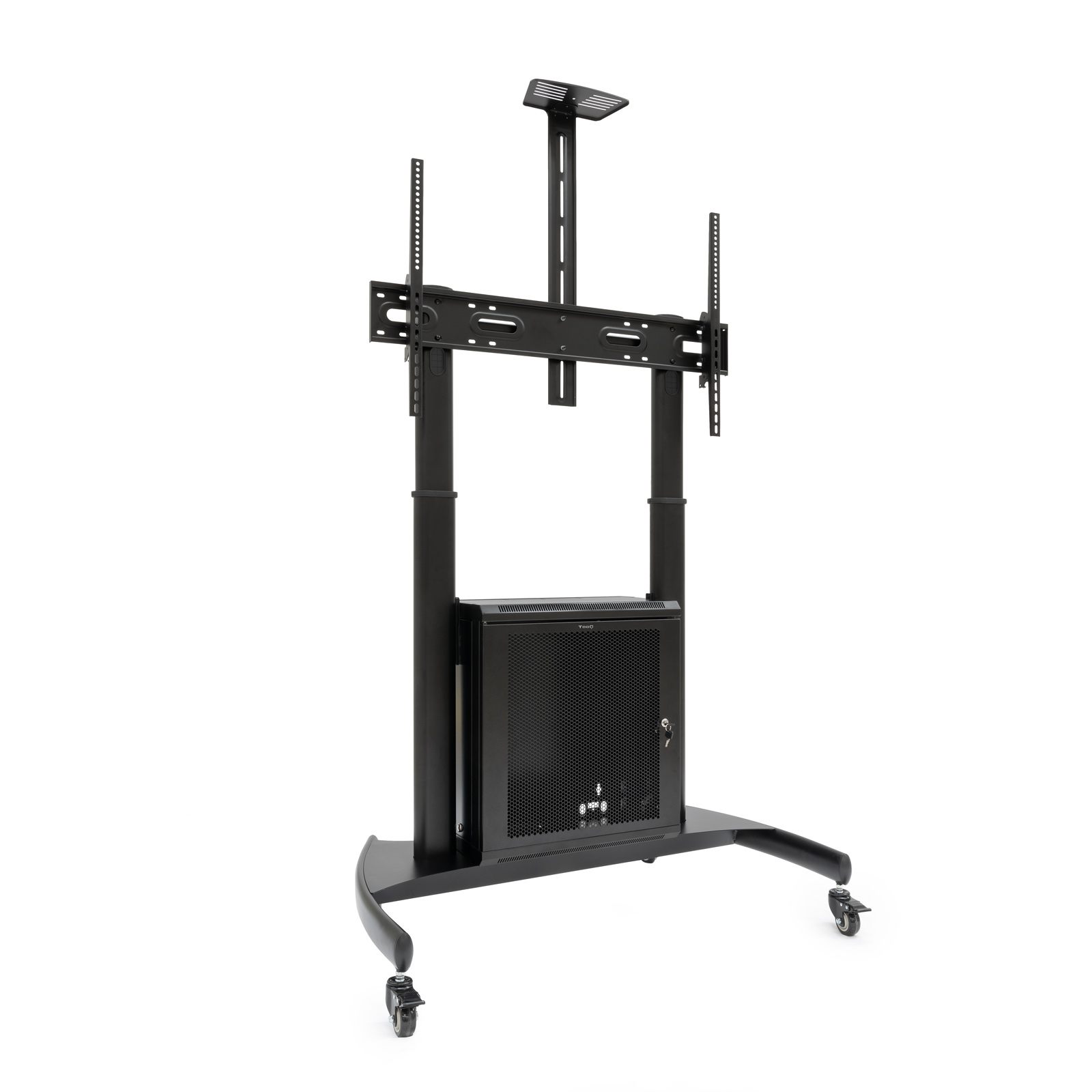 Soporte De Suelo Inclinable Con Ruedas Tooq Narnia Fs20500m-B Para Tv De 60-100"/ Hasta 100Kg