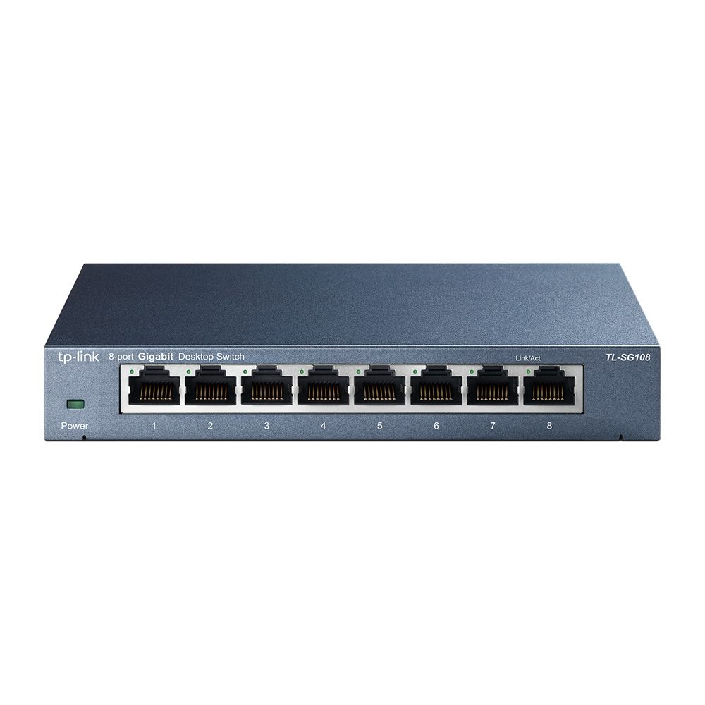 Switch TP-Link Tl-Sg108 V3.0 8 Puertos/ Rj-45 10/100/1000
