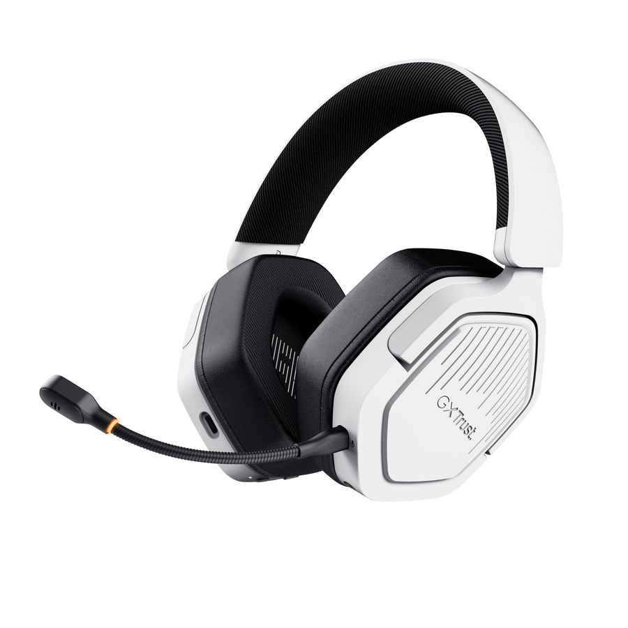 Auriculares Gaming Inalámbricos Con Micrófono Trust Gaming Gxt 493Ps Carus Ps5/ Jack 3.5/ Bluetooth/ Blancos