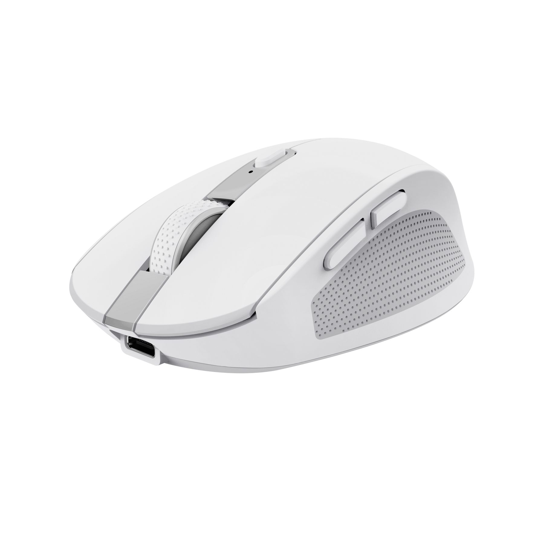 Ratón Inalámbrico Trust Ozaa Compact Wireless/ Batería Recargable/ Hasta 3200 Dpi/ Blanco