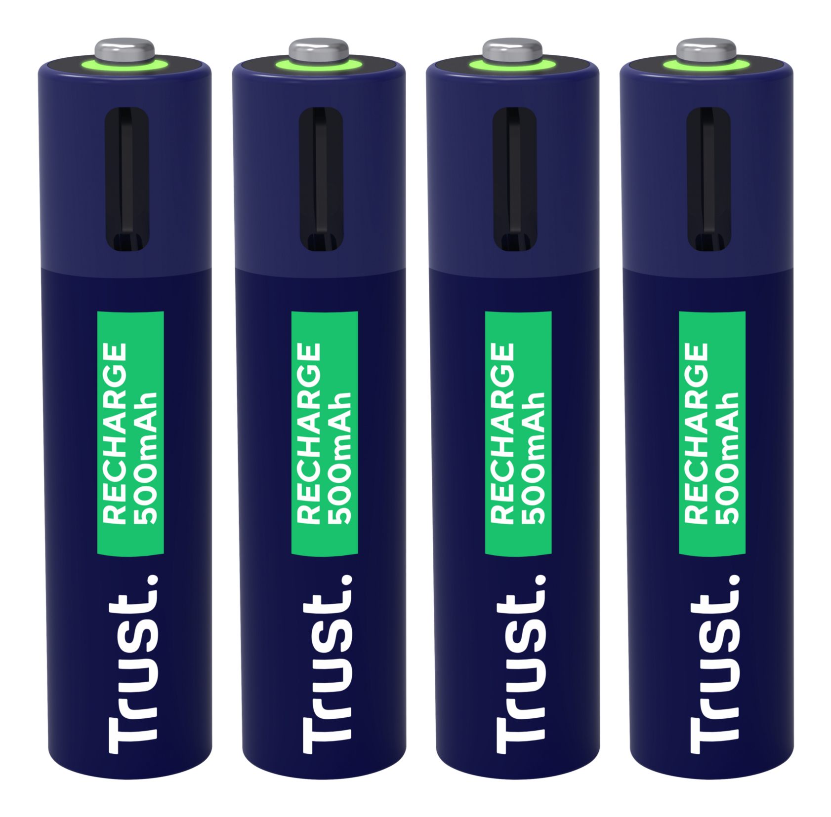 Pack De 4 Pilas Aaa Trust 25671/ Recargables
