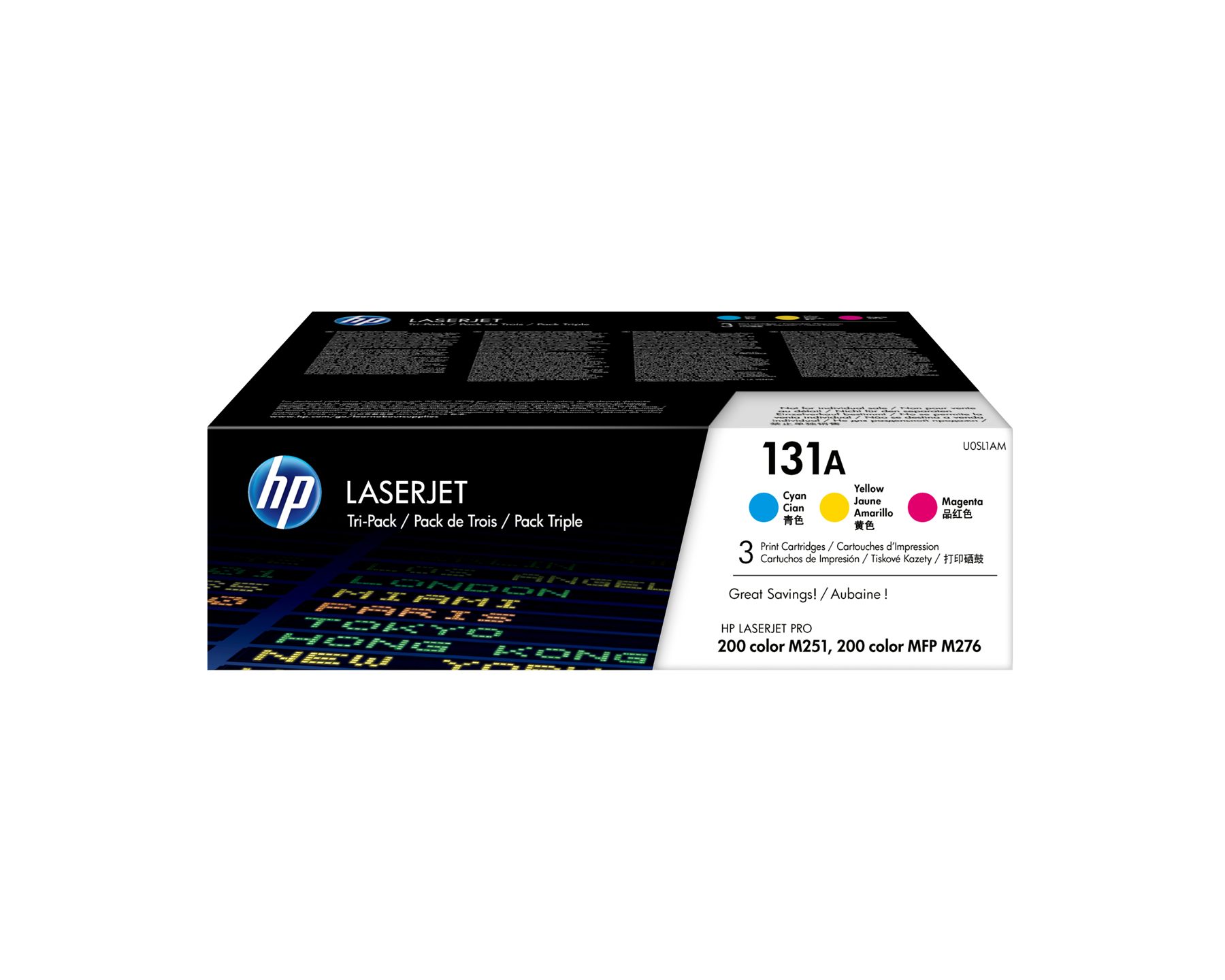 Tóner Original Hp Nº131a Multipack/ Cian/ Amarillo/ Magenta