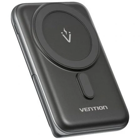 Powerbank 10000Mah Vention Fhnb0/ 20W/ Wireless/ Negra