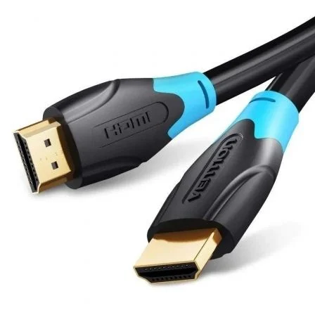 Cable Hdmi 2.0 4K Vention Aacbq/ Hdmi Macho - Hdmi Macho/ 20M/ Negro