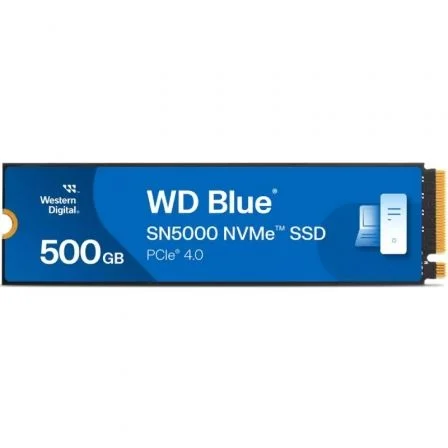 Disco Ssd Western Digital Wd Blue Sn5000 500Gb/ M.2 2280 Pcie Gen4