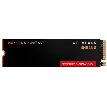 Disco SSD Sandisk Wd Black Sn8100 1 TB/ M.2 2280 PCIe Gen5/ Full Capacity