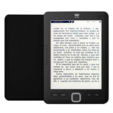 Libro Electrónico Ebook Woxter Scriba 195/ 6"/ Tinta Electrónica/ Negro