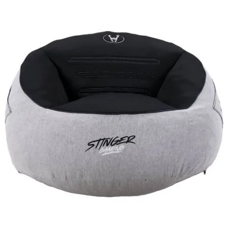 Puff Woxter Stinger Gaming/ Con Relleno/ Gris Y Negro