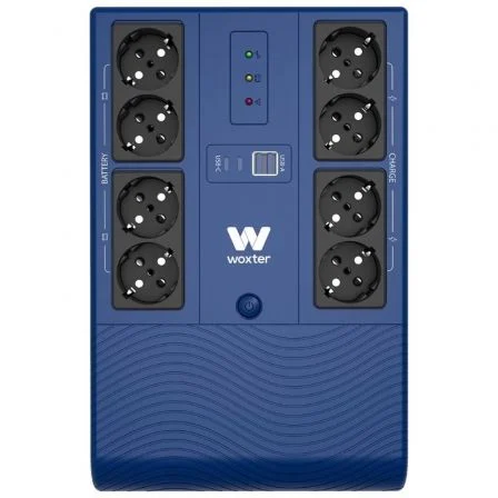 Sai Línea Interactiva Woxter Multibase Ups 1200 Va/ 1200Va-720W/ 8 Salidas/ Formato Torre