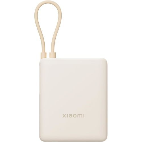 Powerbank 10000Mah Xiaomi 33W Power Bank Integrated Cable/ 33W/ Beige/ Incluye Cable Usb Tipo-C