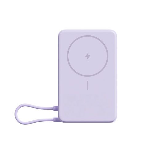 Powerbank 10000Mah Xiaomi Magnetic Power Bank 10000/ Wireless/ Púrpura