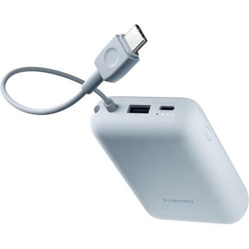 Powerbank 10000Mah Xiaomi Power Bank Integrated Cable/ 22.5W/ Azul/ Incluye Cable Usb Tipo-C