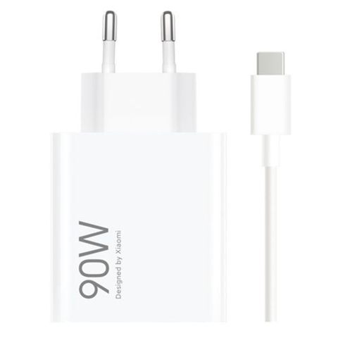 Cargador De Pared Gan Xiaomi 90W Hypercharge Combo (Type-A)/ 1Xusb + Cable Usb Tipo-C/ 90W
