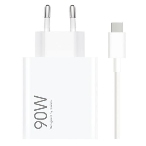 Cargador De Pared Gan Xiaomi 90W Hypercharge Combo (Type-A)/ 1Xusb + Cable Usb Tipo-C/ 90W