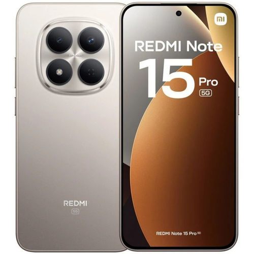 Smartphone Xiaomi Redmi Note 15 Pro 8Gb/ 256Gb/ 6.83"/ 5G/ Titanio