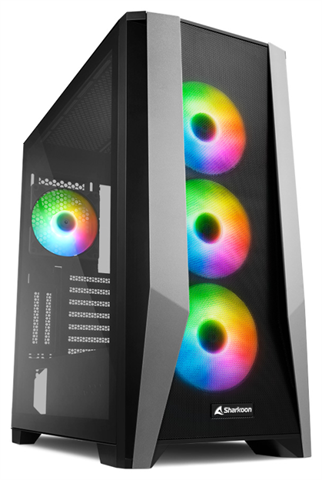 Sharkoon 4044951035069 Mini-Itx/Micro-Atx/Atx/E-Atx, 2 X Usb 3.0, 1 X Tipo C (Usb 3.2 Gen 2), 485 X 220 X 488 Mm, Cristal Templado Y Rejilla Frontal, 4 Ventiladores Pwm Led Argb Incluidos, 7.8 Kg