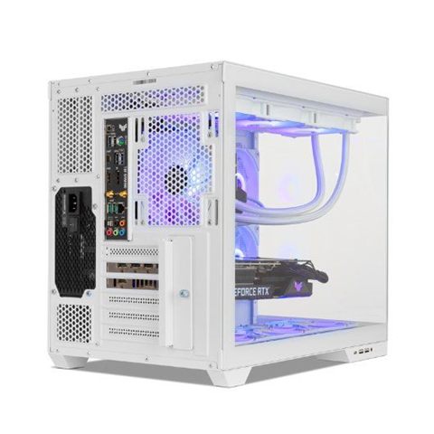 Nox NXHUMMERASTRANEOWH Semitorre, Atx / M-Atx / Itx, 2 X 3.5", 1 X 2.5", Cpu Cooler: 175 Mm, Vga: 400 Mm, Chasis De Acero Spcc 0.7 Mm, Blanco, 295 X 388 X 433 Mm, 5.7 Kg