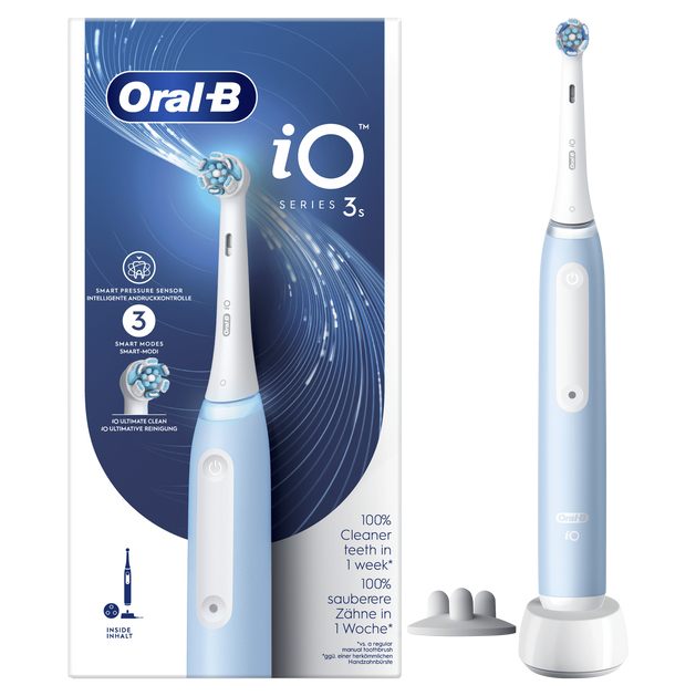Braun IO3S/BL Oral-B Io 3 Cepillo Eléctrico Azul Con 1 Cabezal