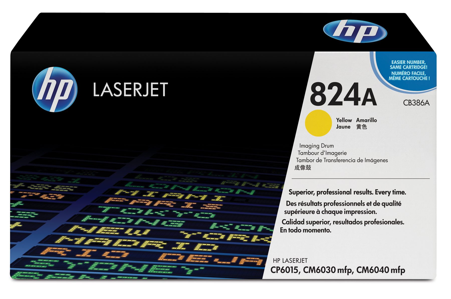 HP CB386A Tambor De Imágenes Laserjet Hp 824A Amarillo