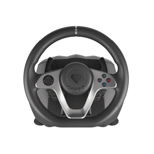 Genesis NGK-1567 Volante 900°, Pedal, 15 Botones, USB Type-A, 290 X 350 X 110 Mm