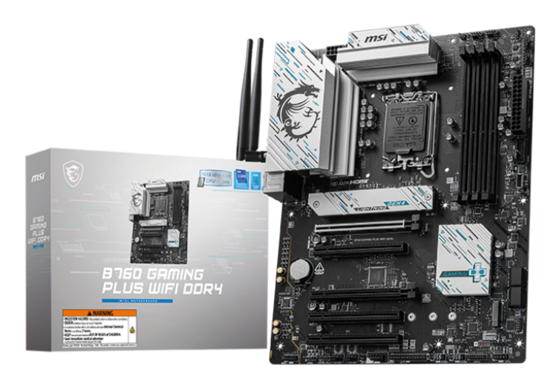 MSI 007D98-043R 4X DDR4 5333(Oc)MHz, Lga 1700, Wifi DDR4, Atx, B760, PCIe 4.0 Slot, Lightning Gen 4 X4 M.2, USB 3.2 Gen 2