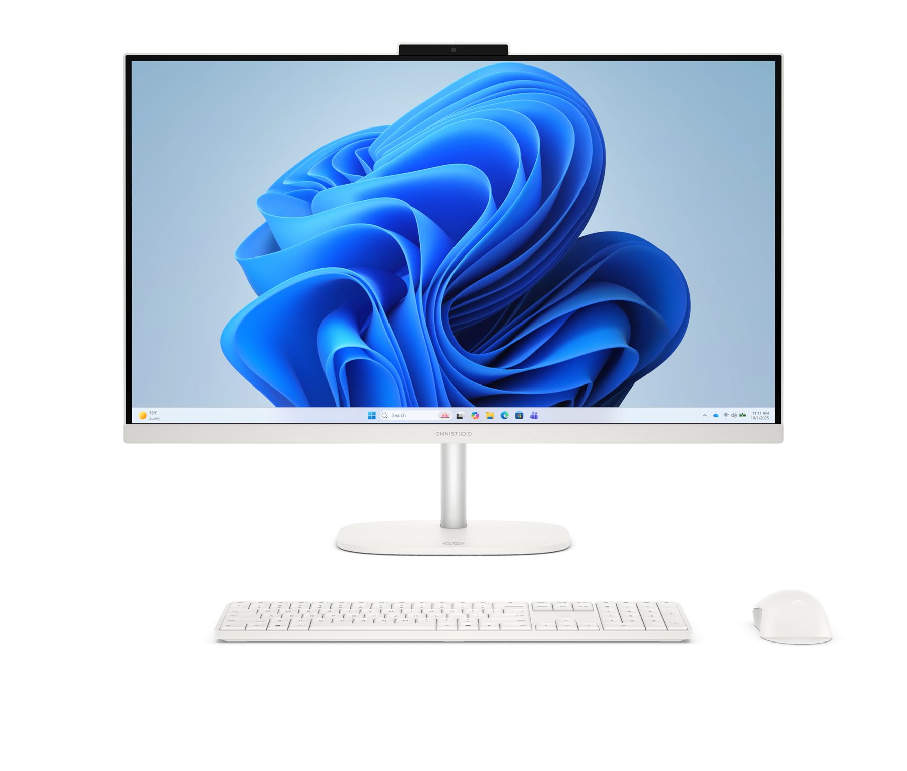 HP D37KVEA Ordenador De Sobremesa Multifunción HP Omnistudio 27-Cu0029ns, Windows 11 Home, 27", Intel Core 7, 24 GB RAM, 1 TB SSD, Fhd, Blanco Algodón