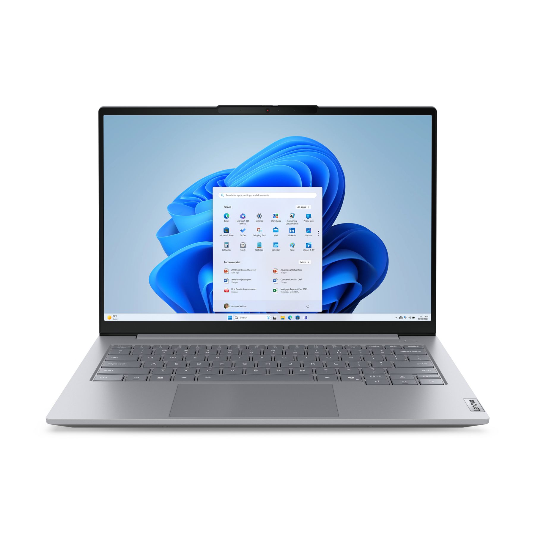 Lenovo 21SG008BSP Intel Core 7 240H, 10C (6P + 4E)/16T, P-Core 2.5/5.2 GHz, E-Core 1.8/4.0 GHz, 24 MB Intel Smart Cache, 1X 16 GB Sodimm DDR5-5600, 512 GB SSD M.2 2242 PCIe 4.0X4 NVMe, 14" Wuxga (1920X1200) Ips 300Nits 45% Ntsc 60Hz, Intel Graphics...