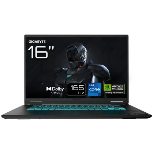 Gigabyte 9RGA6I76VHFHJH0ES000 Gaming A16 Cvh Portátil Gaming – 16" 165Hz Wuxga, Intel Core I7-13620H, Nvidia RTX 5060, 32 GB DDR5 5200 MHz, 1 X SSD Gen4 De 1 TB, Dos, Garantía De 2 Años, Dolby Atmos, Gaming A16 Cvhi3es864sd