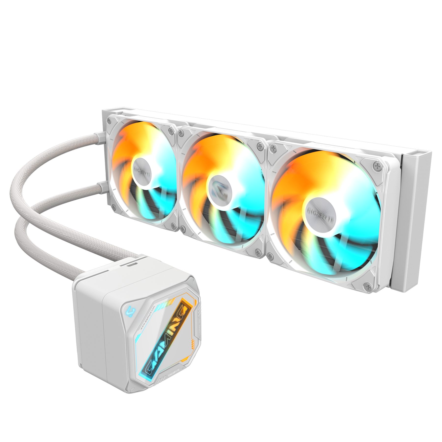 Gigabyte GP-GIGABYTE GME 360I Gaming 360 Ice Refrigeración Líquida Para CPU - 3X120 Mm Ventiladores Argb, Mecanismo De Enclavamiento Deslizante, Daisy-Chain, Compatible Con Intel Lga 1851 Y AMD Am5