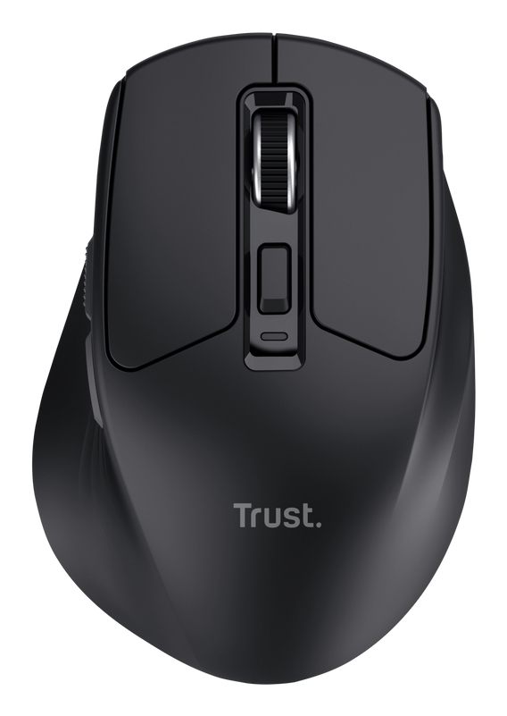 Ratón Inalámbrico Trust Niven Confort 26021/ Batería Recargable/ Hasta 3200 Dpi/ Negro