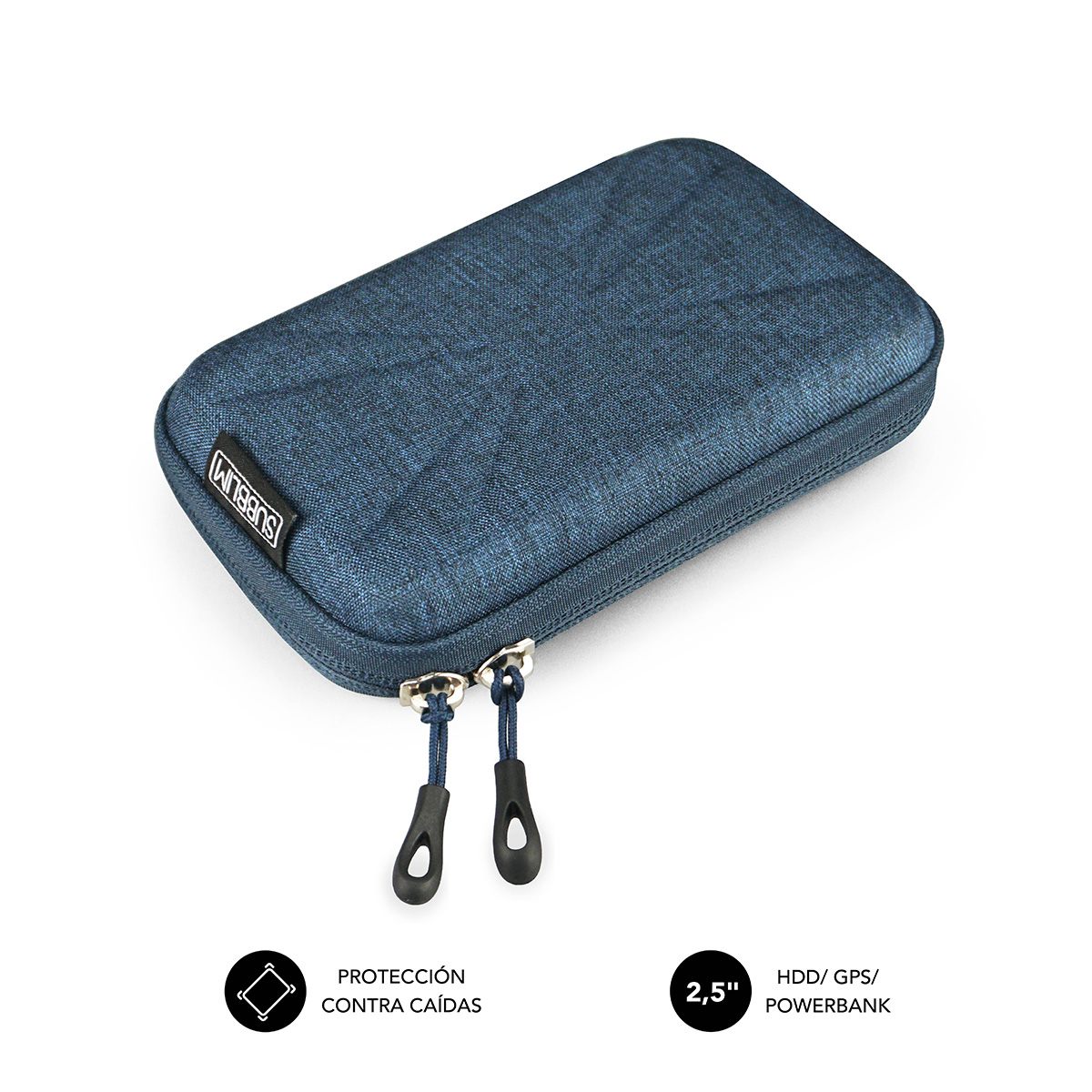 Subblim Funda Disco Duro Hdd Business Case 2,5" Dark Blue