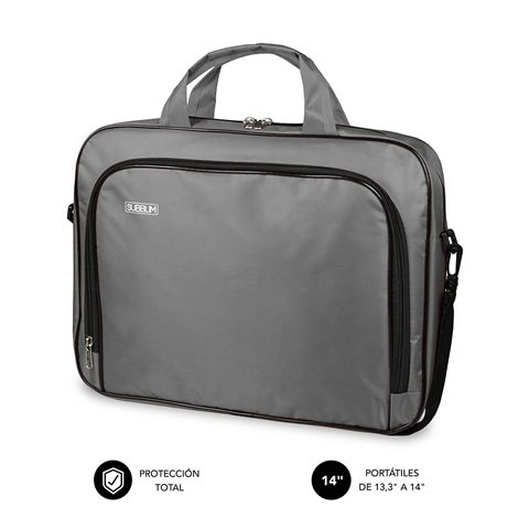 Subblim Maletín Ordenador Oxford Laptop Bag 13,3"-14" Grey
