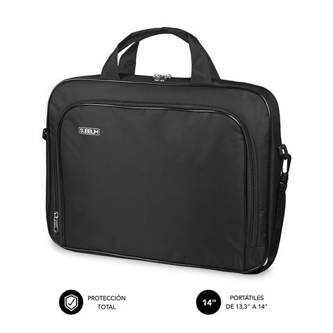 Subblim Maletín Ordenador Oxford Laptop Bag 13,3"-14" Black