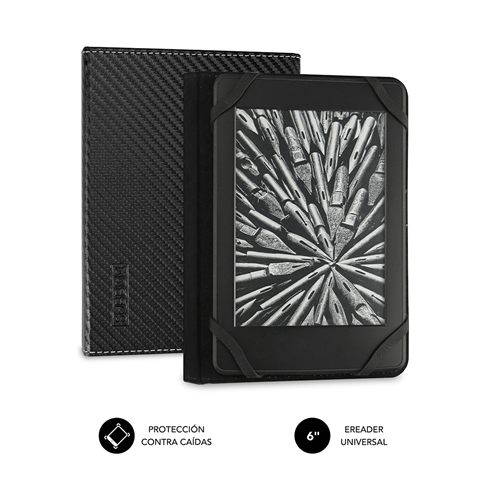 Subblim Funda Libro Electrónico Clever Ebook Case 6" Black