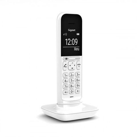 Gigaset Cl390 Teléfono Dect/Analógico Blanco Identificador De Llamadas
