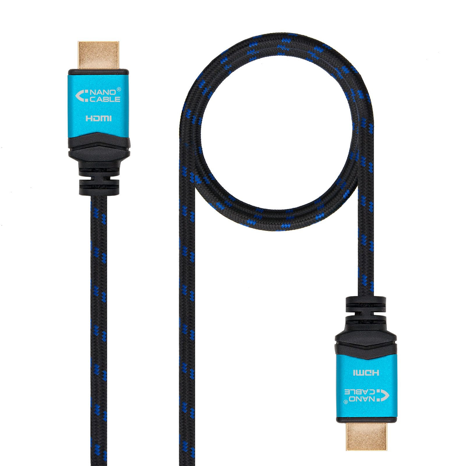 Nanocable Cable HDMI V2.0 4K@60 GHz 18 Gbps A/M-A/M, Negro, 5.0 M.