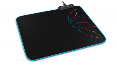 Krom Knout Rgb Negro Alfombrilla De Ratón Para Juegos