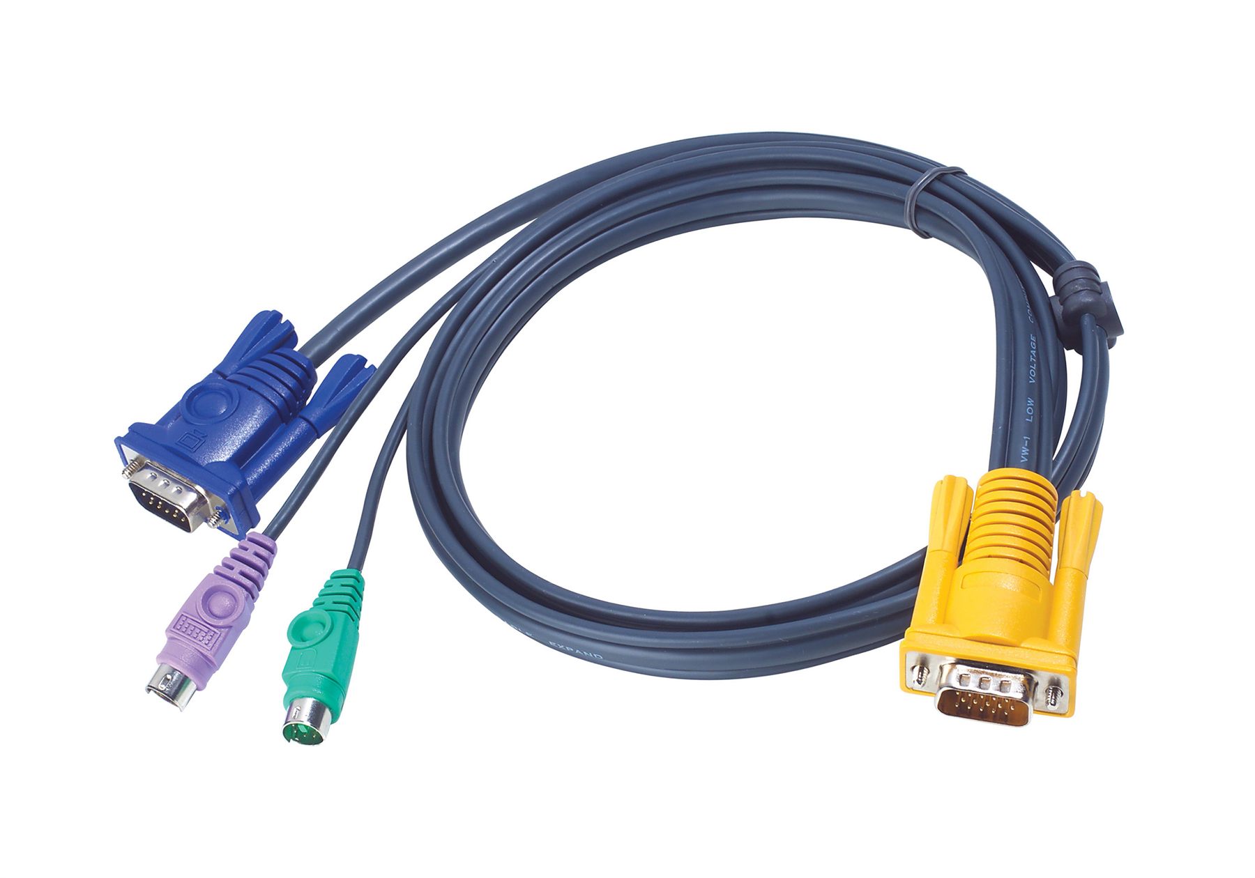 Aten Cable Kvm Ps/2 Con Sphd 3 En 1 De 3 M