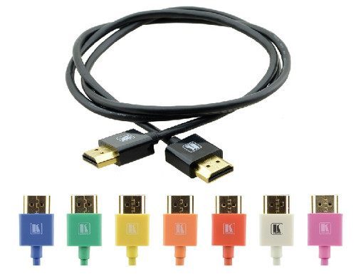 Kramer Cable Hdmi Flexible Alta Velocidad Con Ethernet Ultra Plano Color Negro (C-Hm/Hm/Pico/Bk-10)