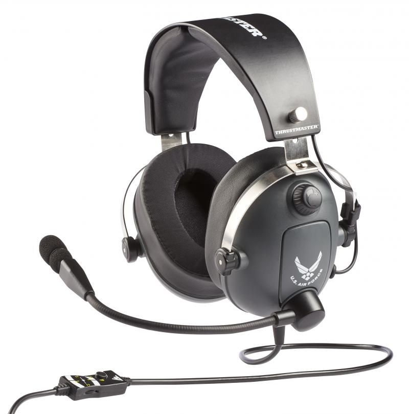 Thrustmaster T.Flight U.S. Air Force Edition Auriculares Diadema Conector De 3,5 Mm Negro
