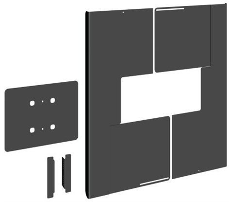 Vogels Gama Profesional Accesorios Connect-It Pfa 9121 Back Covers 50-55 Inch Portrait Negro (Pfa9121)