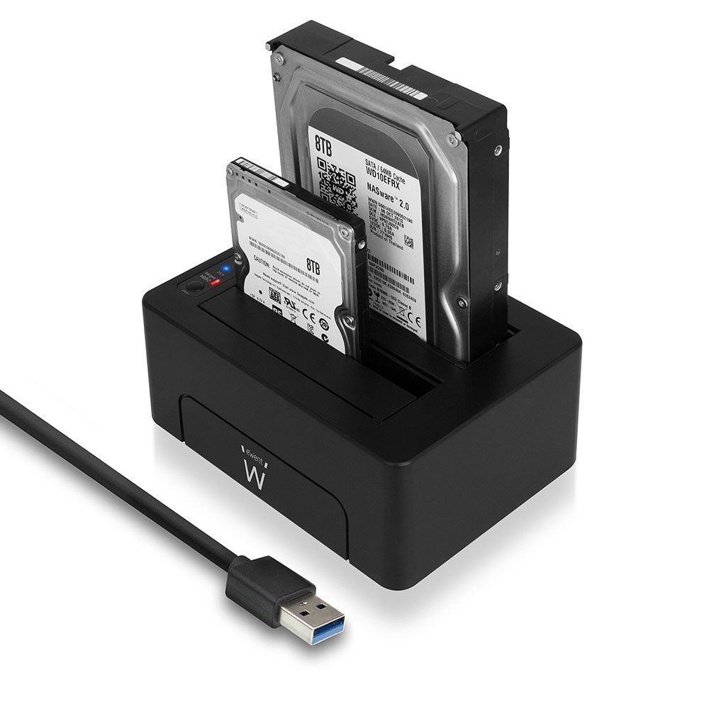Ewent Ew7014 Base De Conexión Para Disco Duro Negro