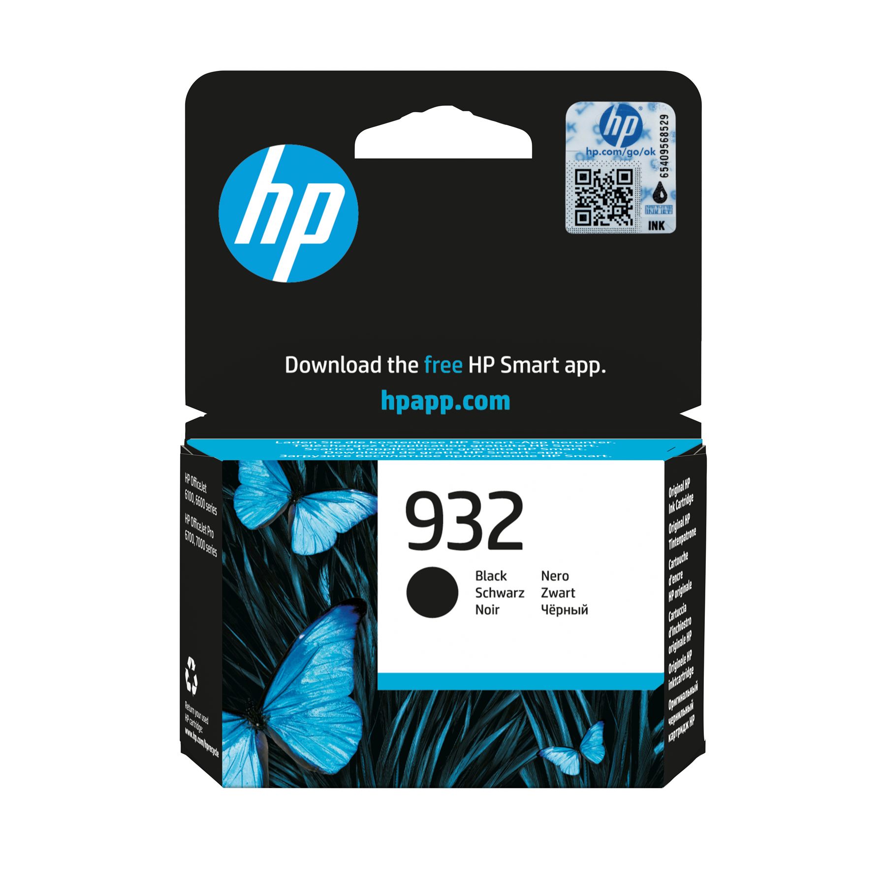 Hp 932 Original Negro