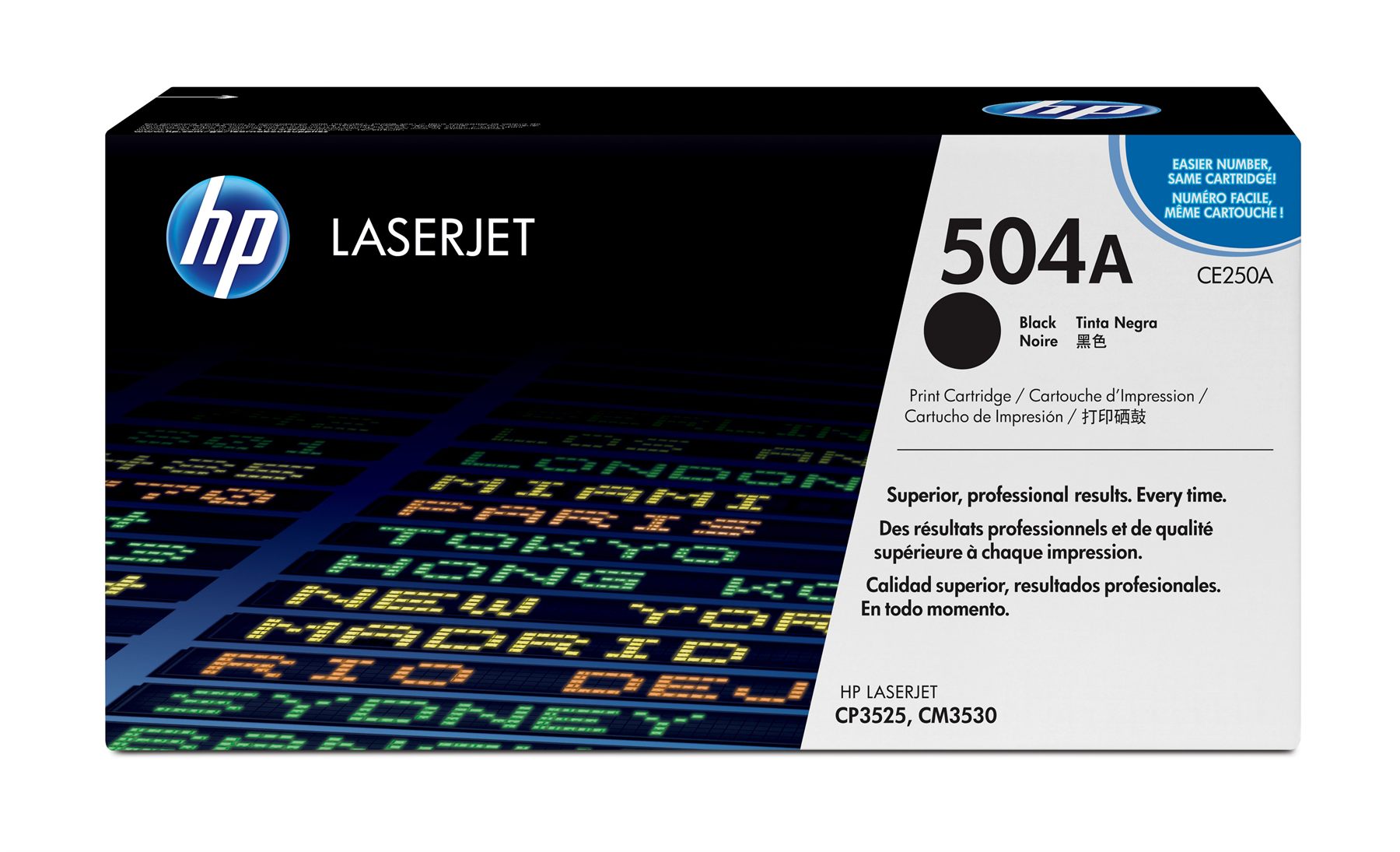 Hp 504A Toner Hp504a Negro (Ce250a)
