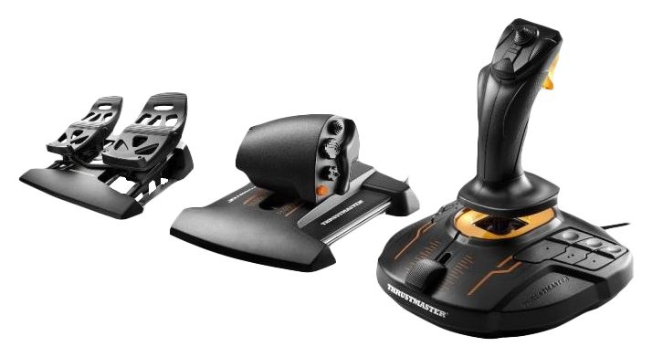 Thrustmaster T.16000M Fcs Flight Pack Palanca De Mando Mac,PC Analógico/Digital USB Negro