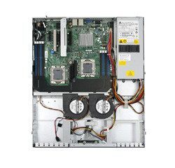 Intel Sr1630bcr Servidor Barebone Intel® 5500 Lga 1366 (Socket B) Bastidor (1U) Aluminio, Negro